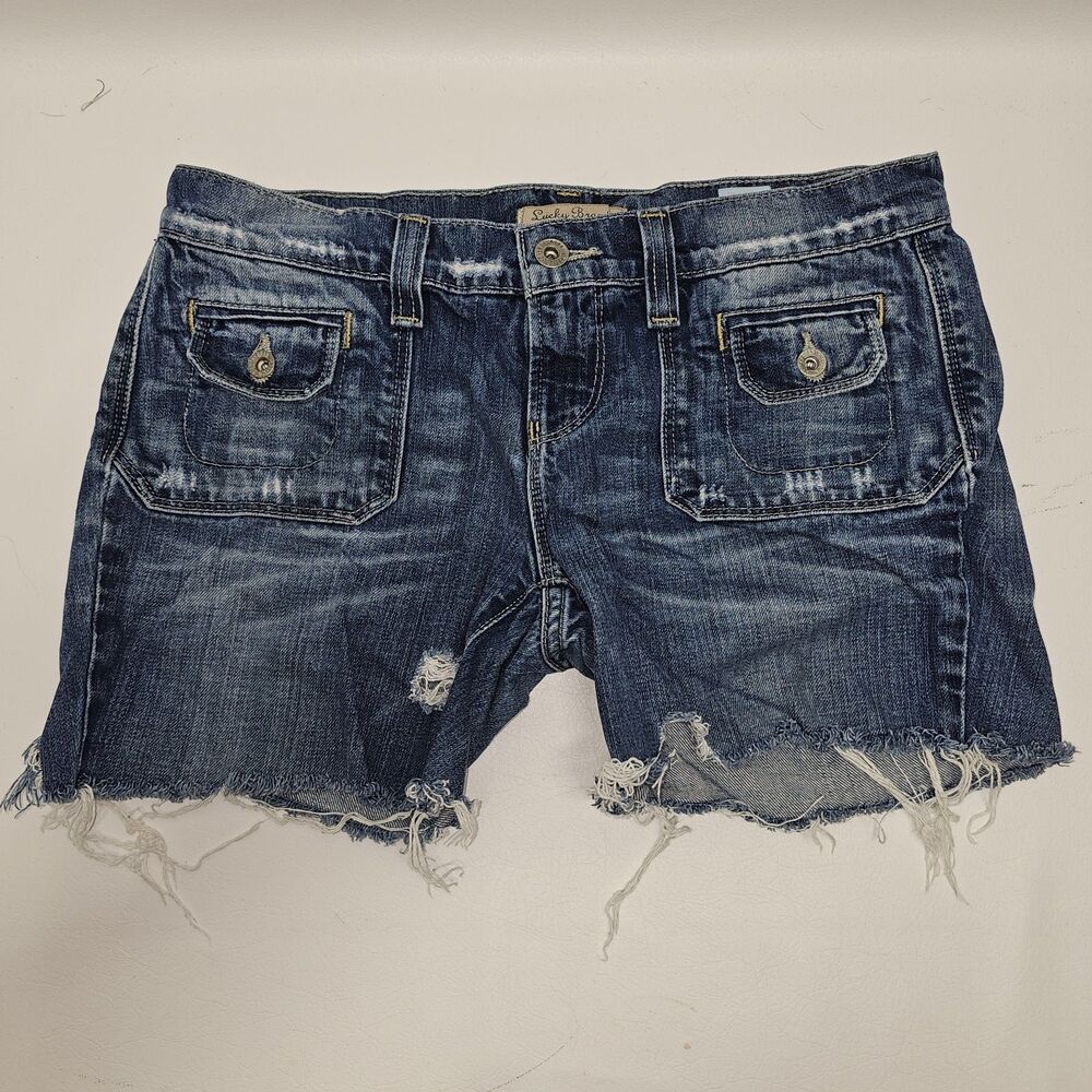 Lucky Brand Denim Cutoff Shorts Women’s Size 4/27 Distressed Frayed Hem